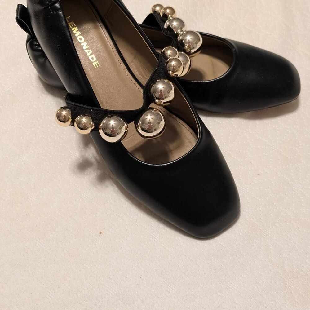 Lemonade Coleen Women's Black Ballet-shoes